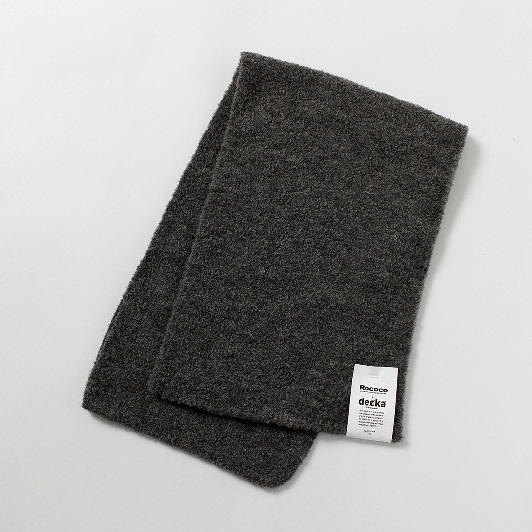 DECKA QUALITY SOCKS - SHOWATABÉ / Alpaca Knit Scarf