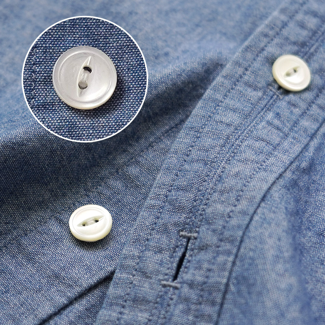 D.C.WHITE / Camisa de trabajo con cabrestante