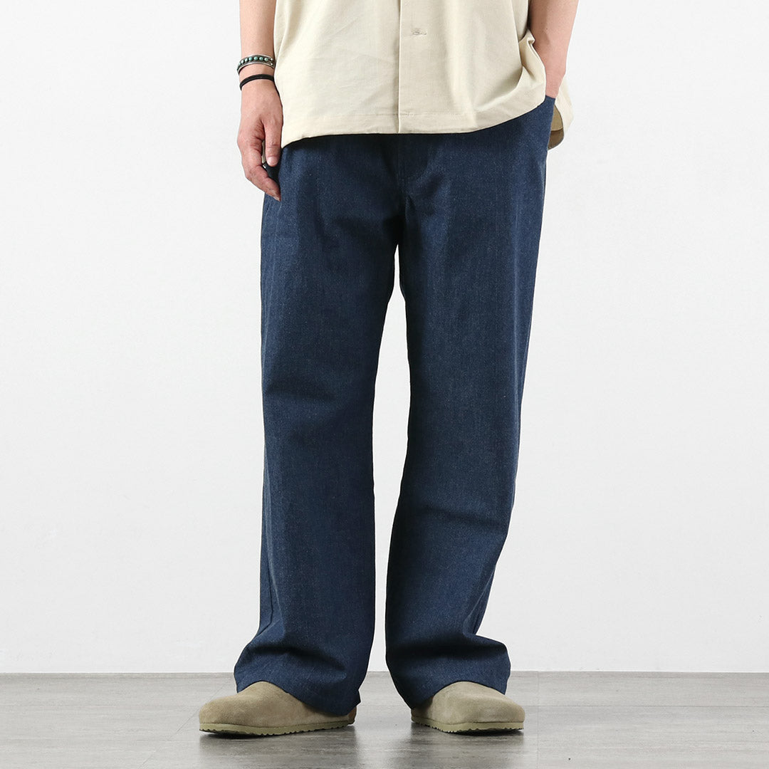 BASISBROEK / Albion 8oz Denim Semi-Wide Easy Pants