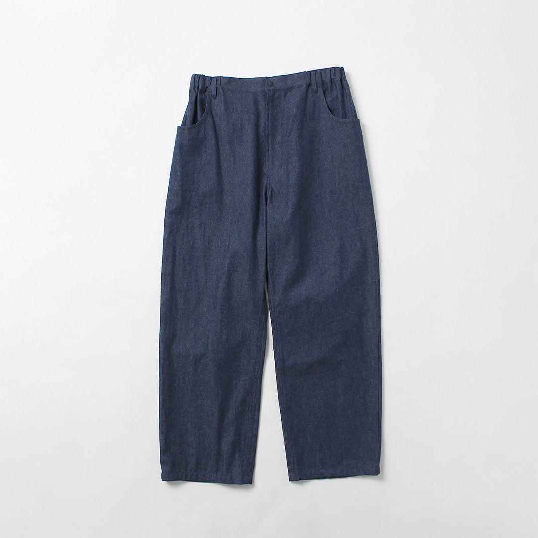 BASISBROEK / Albion 8oz Denim Semi-Wide Easy Pants