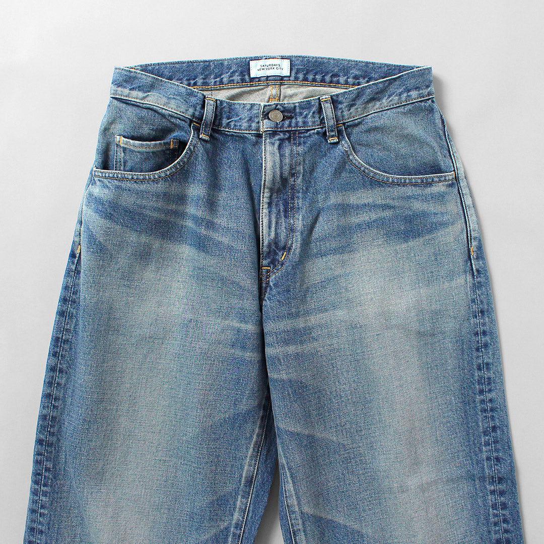 SATURDAYS NYC / Takeru Pantalones de mezclilla relajados, anchos y rectos
