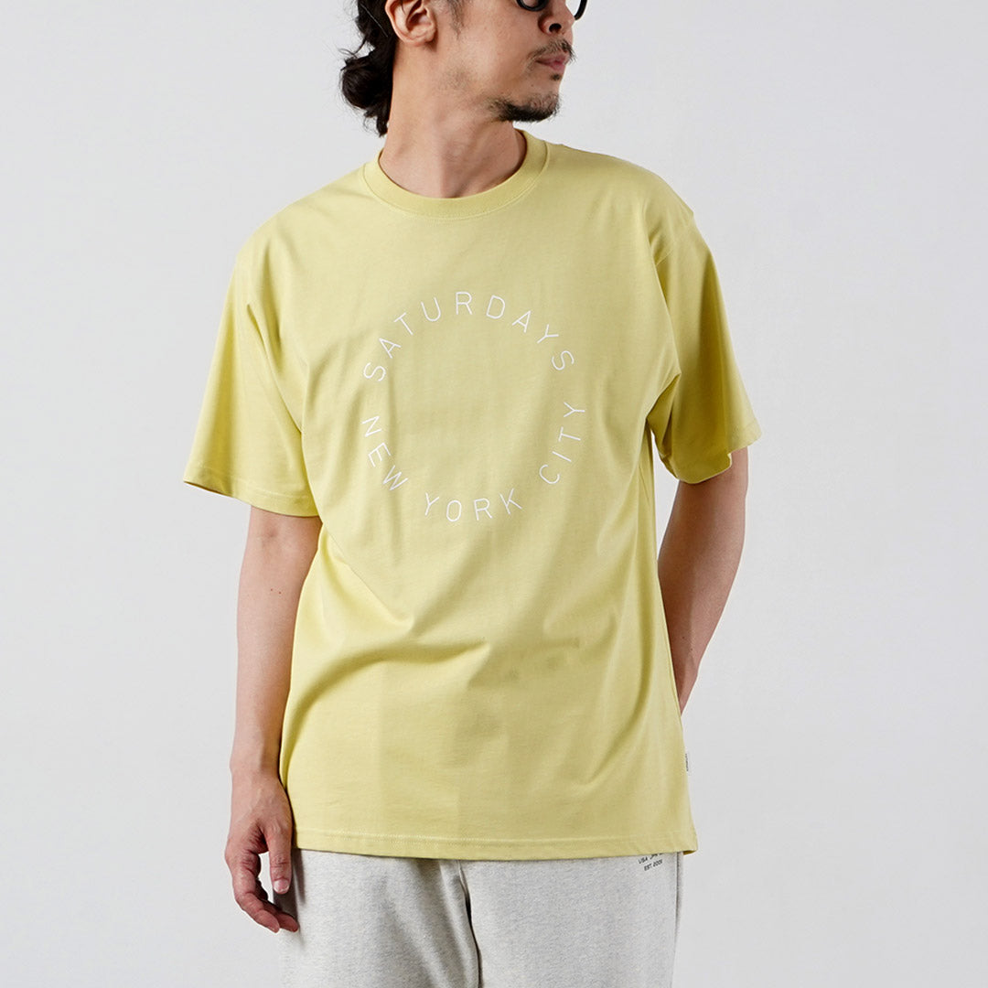SATURDAYS NYC / Circular Saturdays Logo T-Shirt