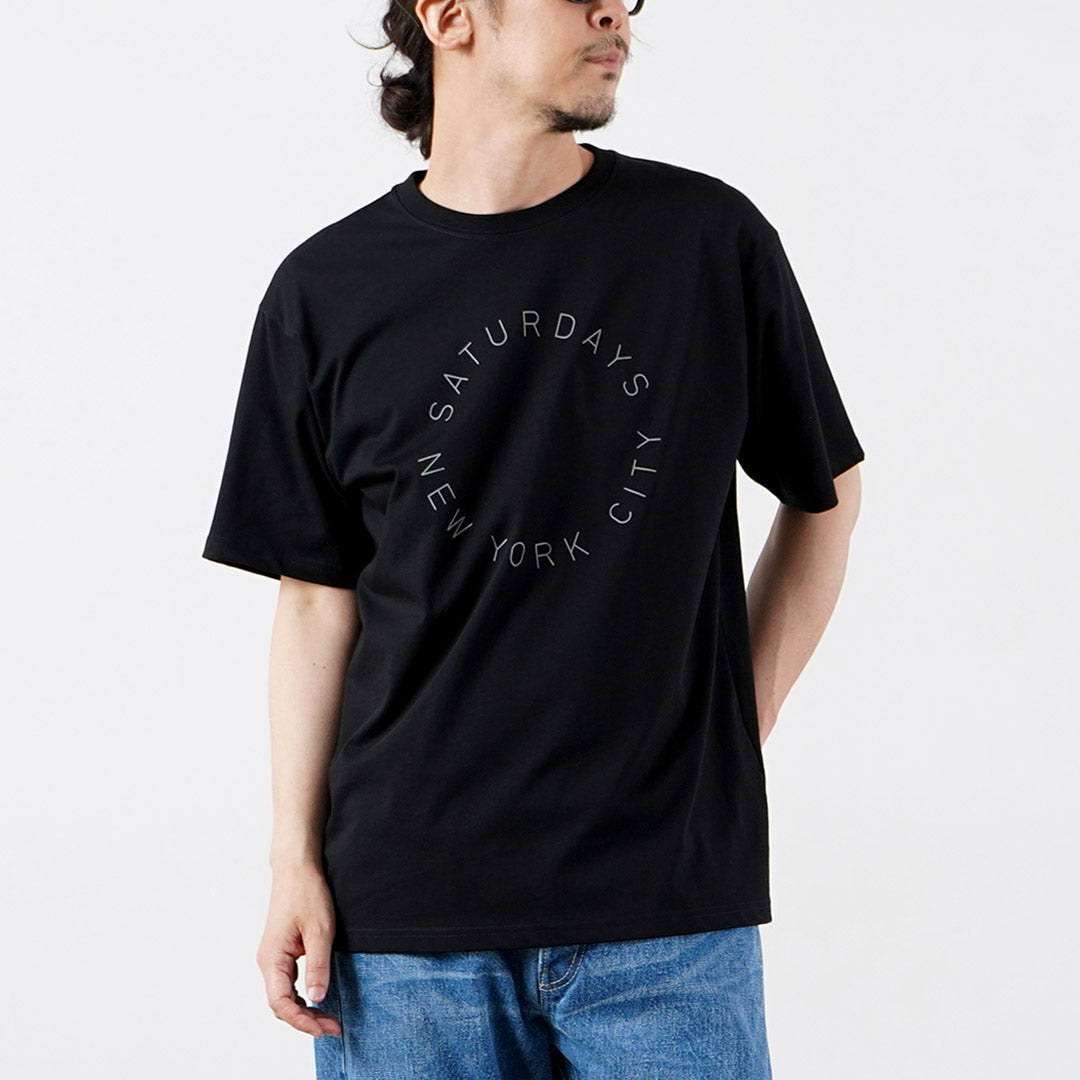 SATURDAYS NYC / Circular Saturdays Logo T-Shirt