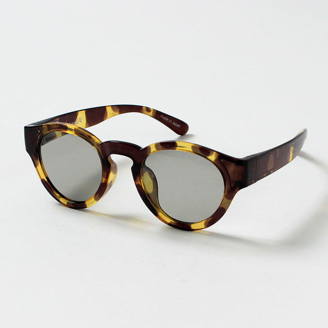 JUGAAD14 / Harbor Clear French Style Boston-Frame Sunglasses