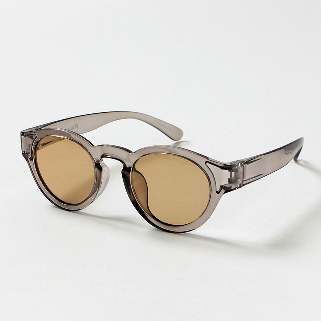 JUGAAD14 / Harbor Clear French Style Boston-Frame Sunglasses