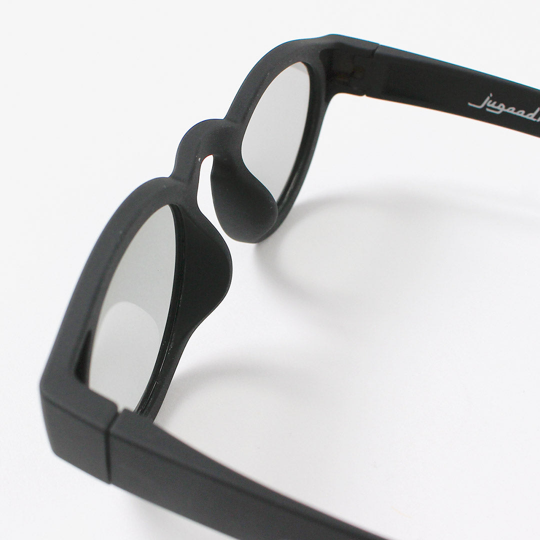 JUGAAD14 / Gafas de sol Harbor Grip Matte estilo francés con montura Boston