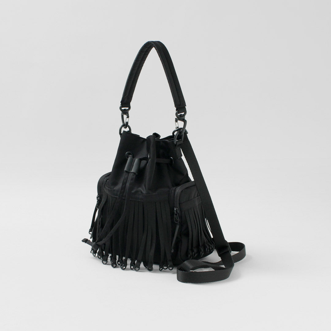 BAICYCLON BY BAGJACK / BCL-126 Tape Fringe Draw String Bag