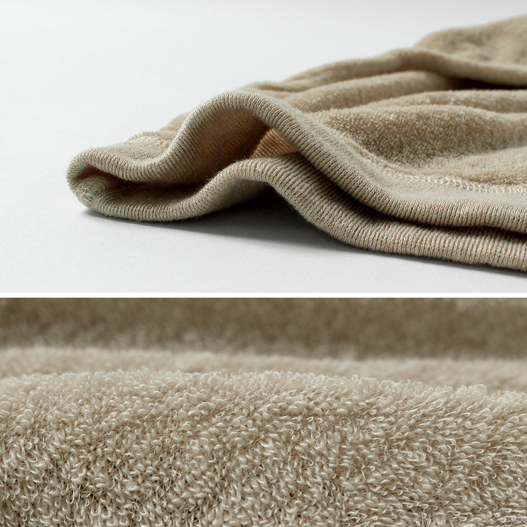 KEMA DESIGNS / Linen Pile Henley Neck Pullover