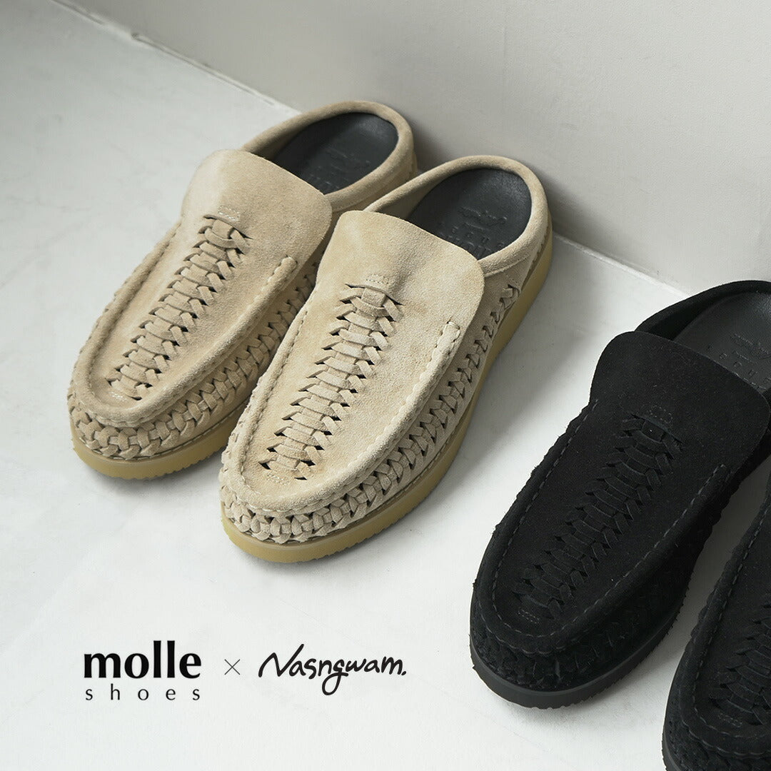 MOLLE SHOES / NASNGWAM 콜라보레이션 Purépecha Huarache 샌들