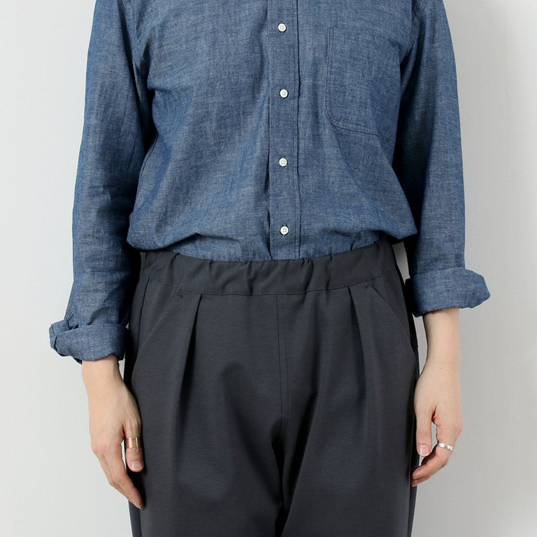 RE MADE IN TOKYO JAPAN / Dress Jersey Tucked Pants