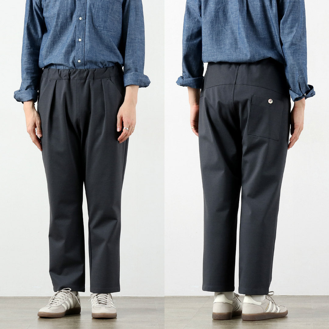 RE MADE IN TOKYO JAPAN / Dress Jersey Tucked Pants