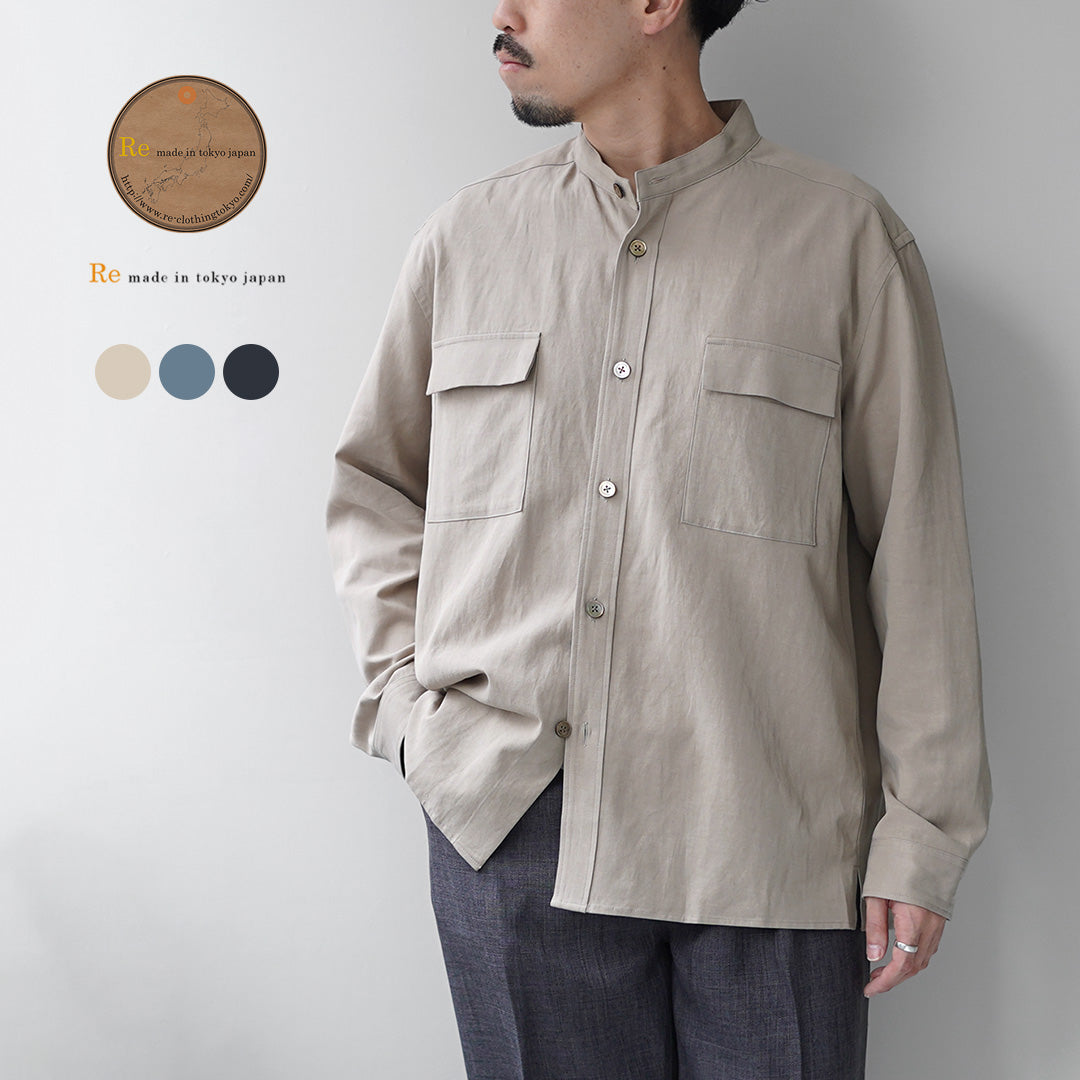 RE MADE IN TOKYO JAPAN / Tencel Linen Classic CPO Shirt