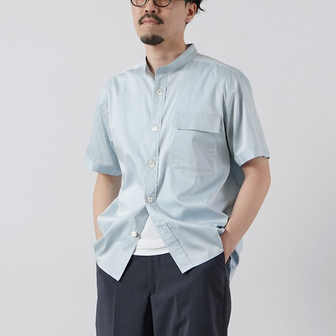 RE MADE IN TOKYO JAPAN / 200/2 Chambray Twill Short Sleeve CPO Shirt