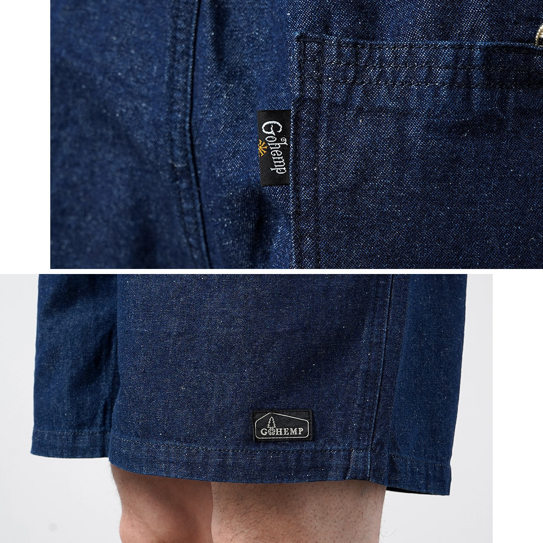 GOHEMP / Short de confiture de chanvre 7,5 oz Denim