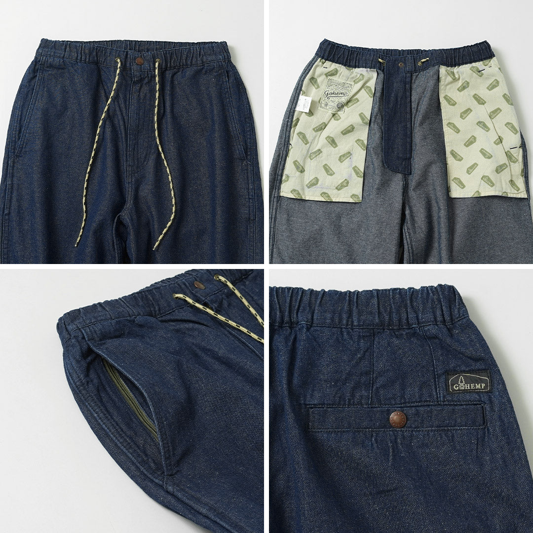 GOHEMP / 7.5oz Denim Balloon Chill Pants