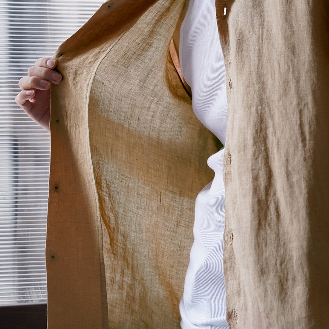 GOHEMP / Hemp Broadcloth Open Mind Shirt