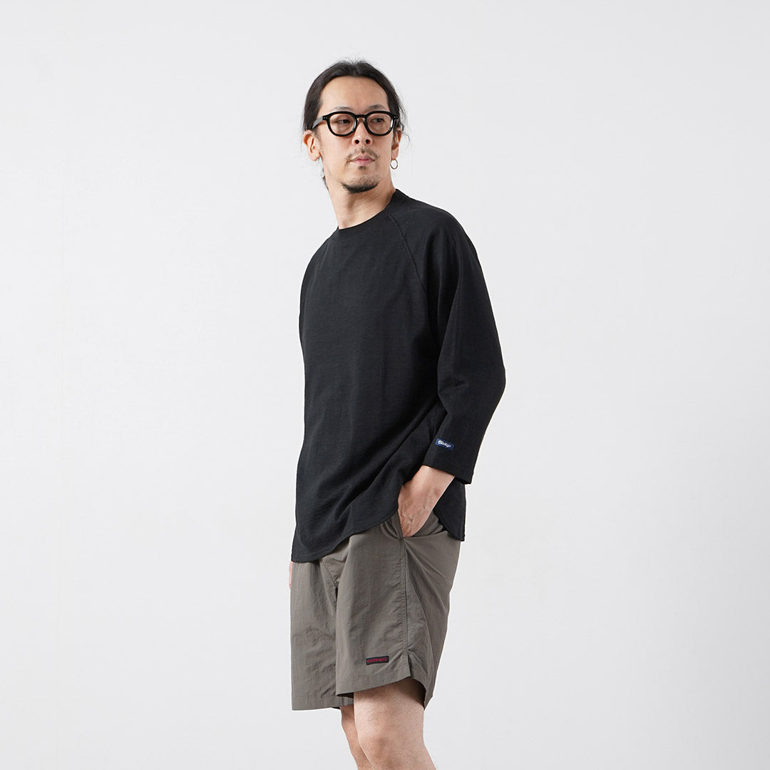TIEASY / HDCS Light Raglan 3/4 Sleeve Crew Neck T-Shirt