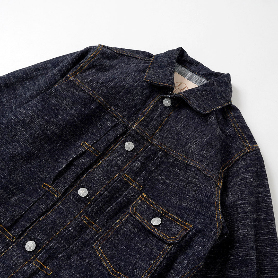 Blue refabric / GL3 Selvedge Denim Type 1 Jacket