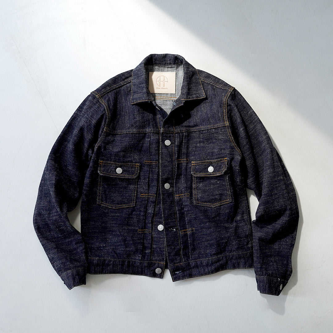 Blue refabric / GL3 Selvedge Denim Type 2 Jacket