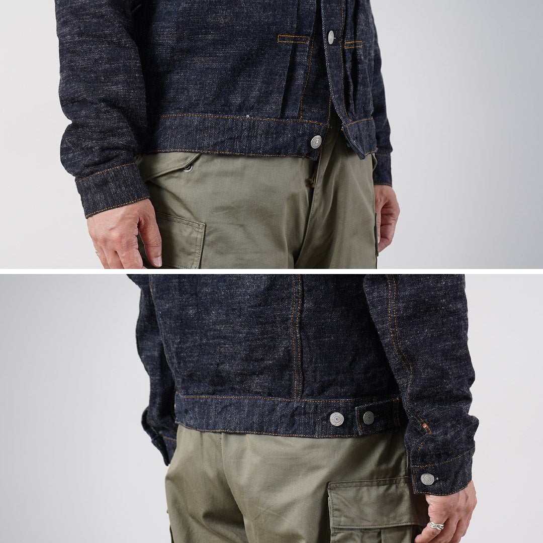 Blue refabric / GL3 Selvedge Denim Type 2 Jacket