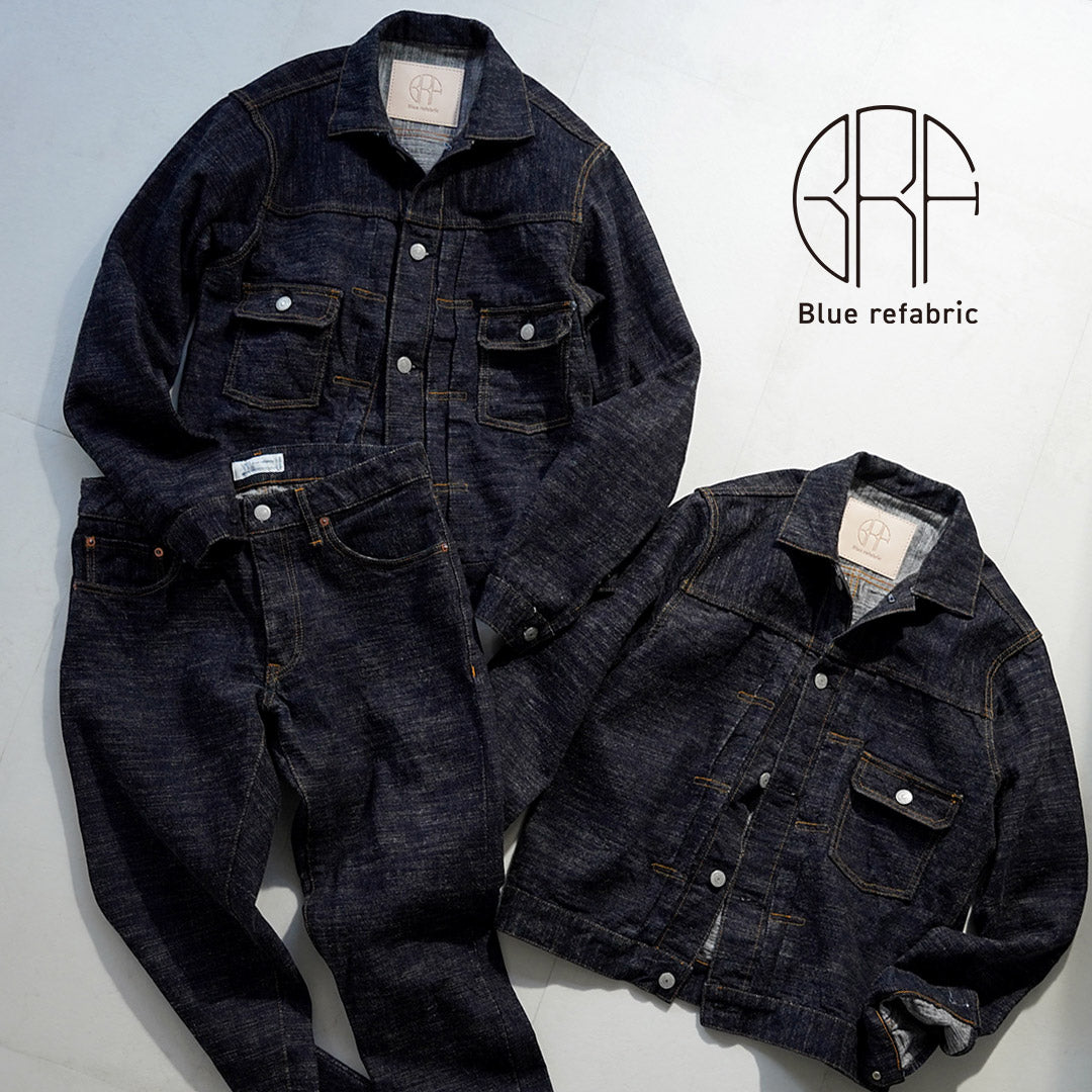 Blue refabric / GL3 Selvedge Denim Type 2 Jacket