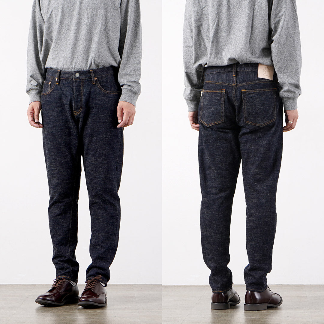 Blue refabric / GL3 Selvedge Denim Semi-Wide Tapered Pants
