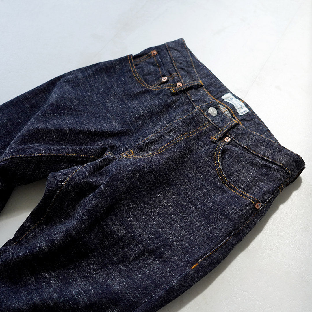 Blue refabric / GL3 Selvedge Denim Semi-Wide Tapered Pants