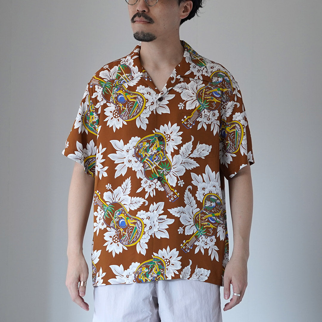 SUN SURF / Ukulele Melody Aloha Shirt