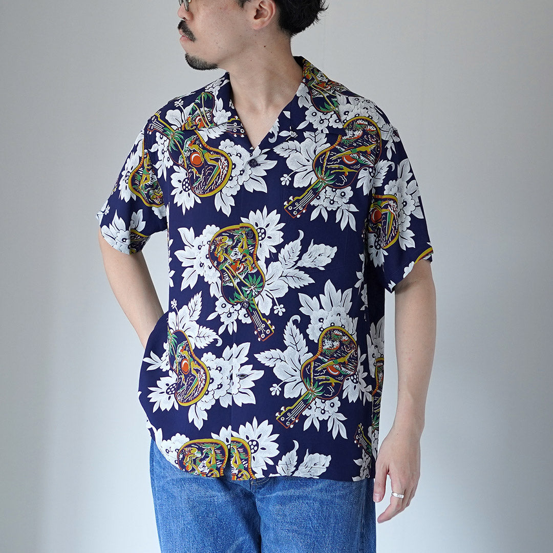 SUN SURF / Ukulele Melody Aloha Shirt