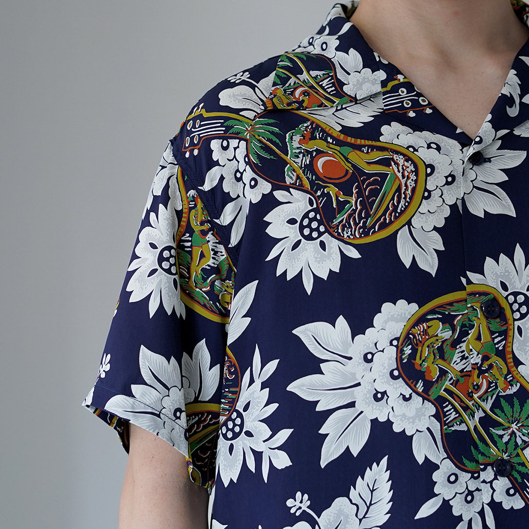 SUN SURF / Ukulele Melody Aloha Shirt