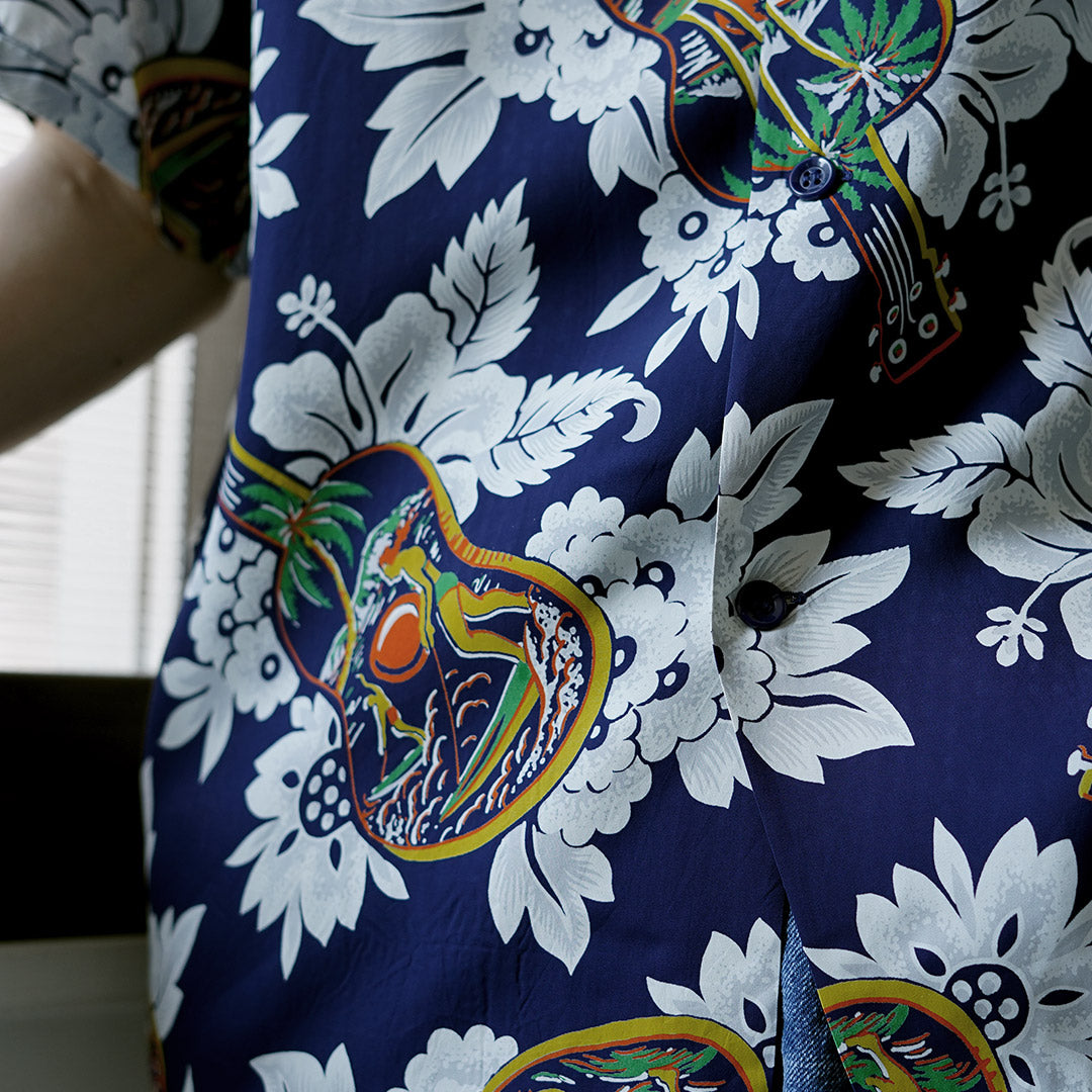 SUN SURF / Ukulele Melody Aloha Shirt