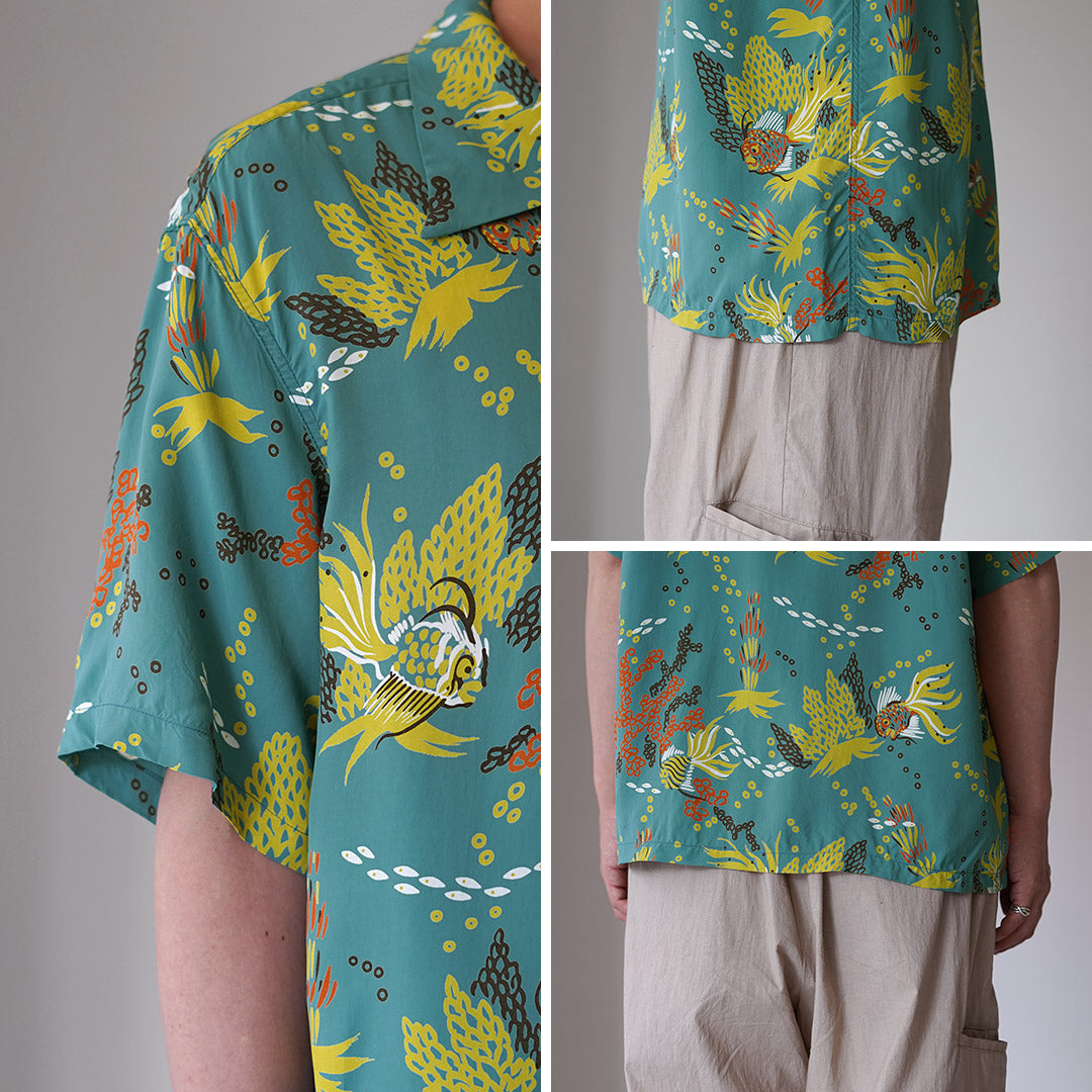 SUN SURF / Tropical Fish Hawaiian Shirt