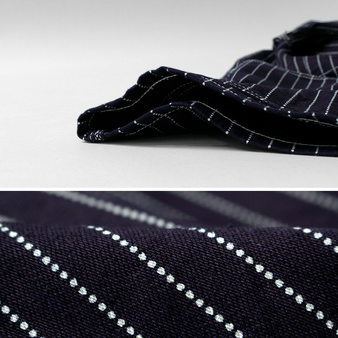 CAÑA DE AZÚCAR / Abrigo de trabajo Wabash Stripe de 9 oz