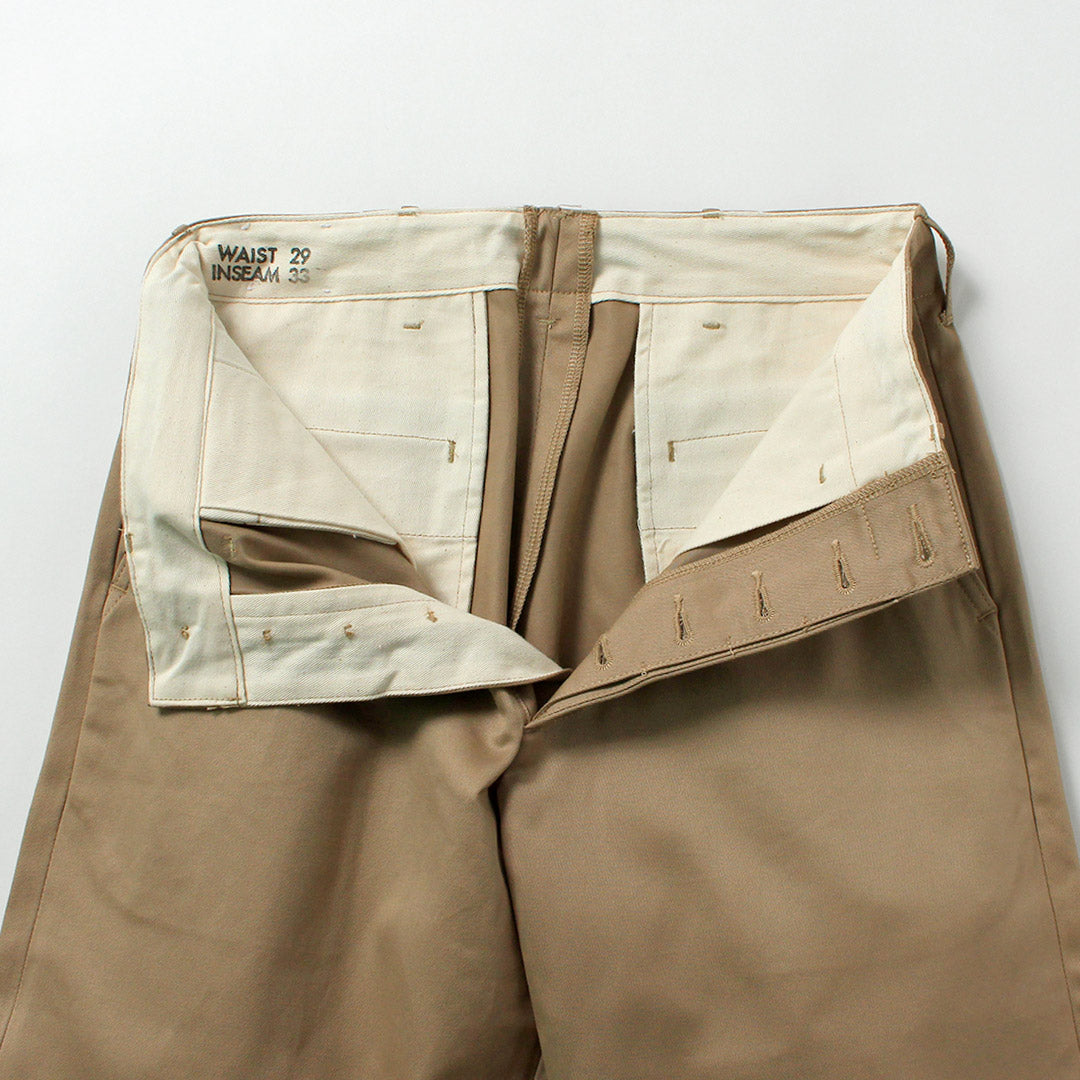 BUZZ RICKSONS / Early Military Chinos 1945 Model (Unwashed)