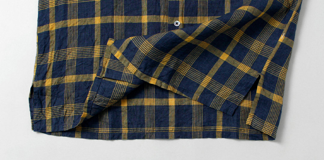 SEUVAS / Chemise Col Ouvert en Lin