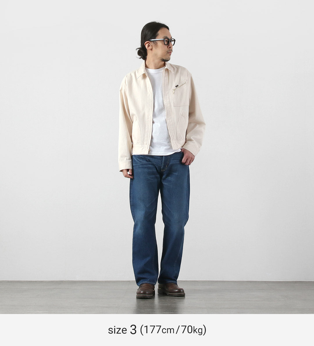 UNDYED / Lee Collaboration 91-B Zip-Up Denim Jacket