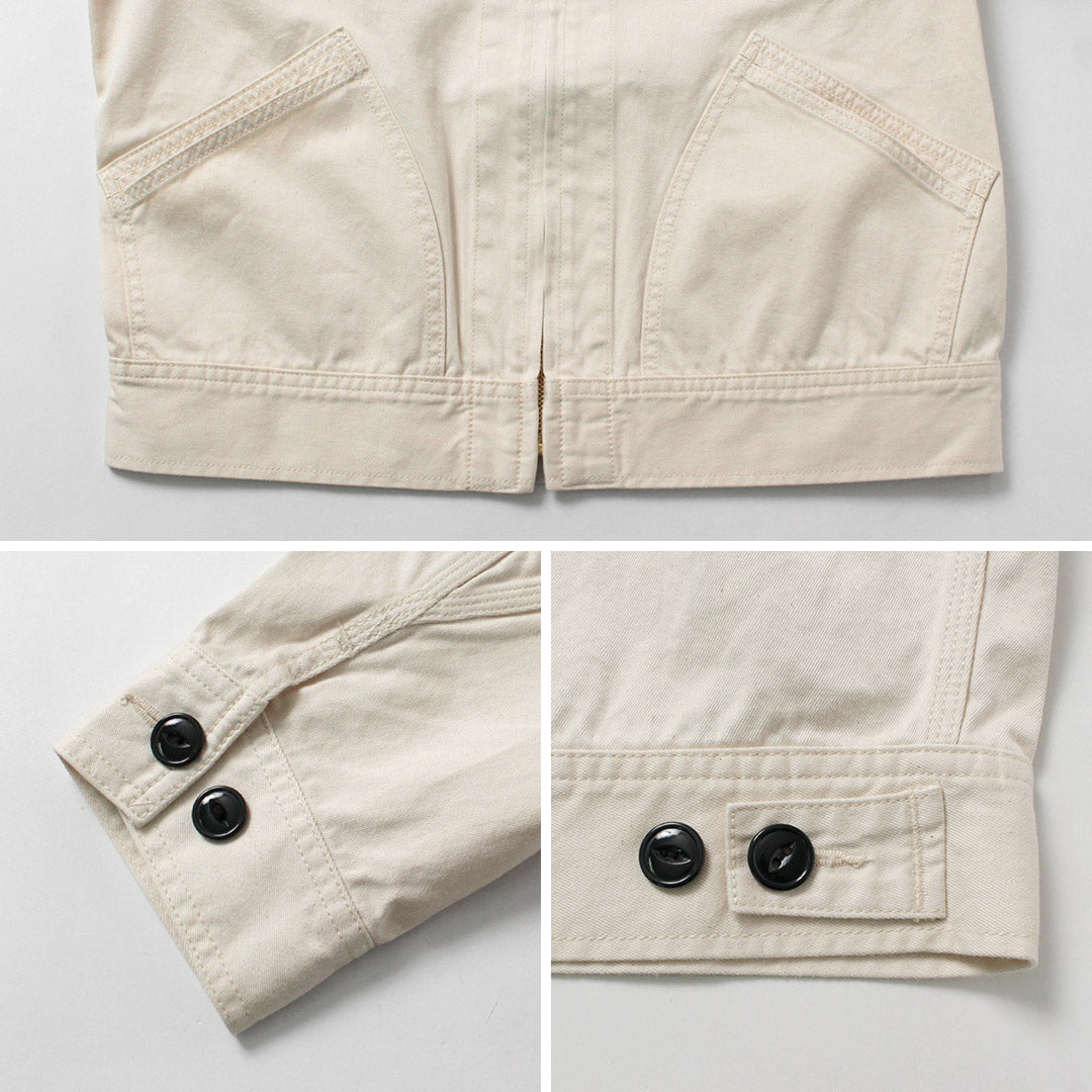 UNDYED / Lee Collaboration 91-B Zip-Up Denim Jacket