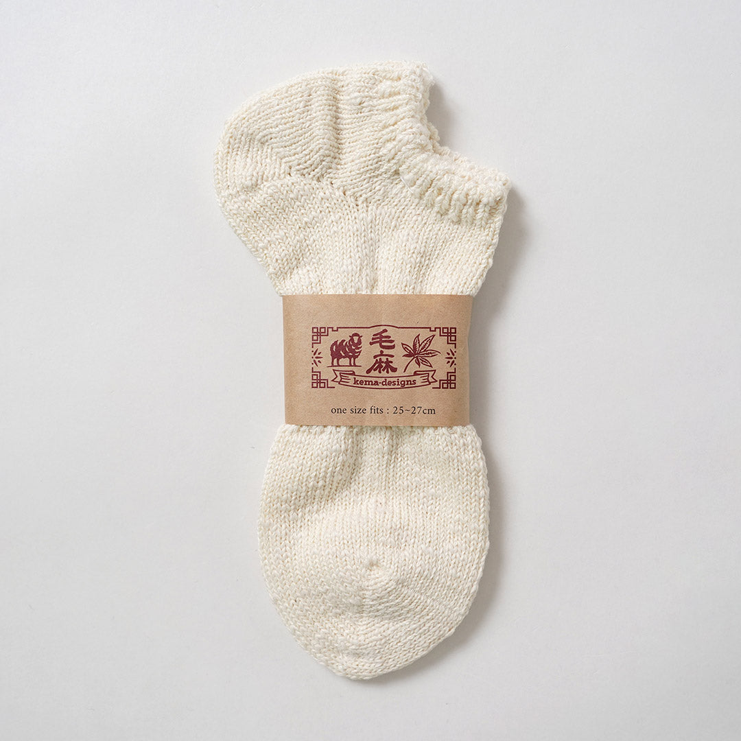 KEMA DESIGNS / Hemp Ankle Socks