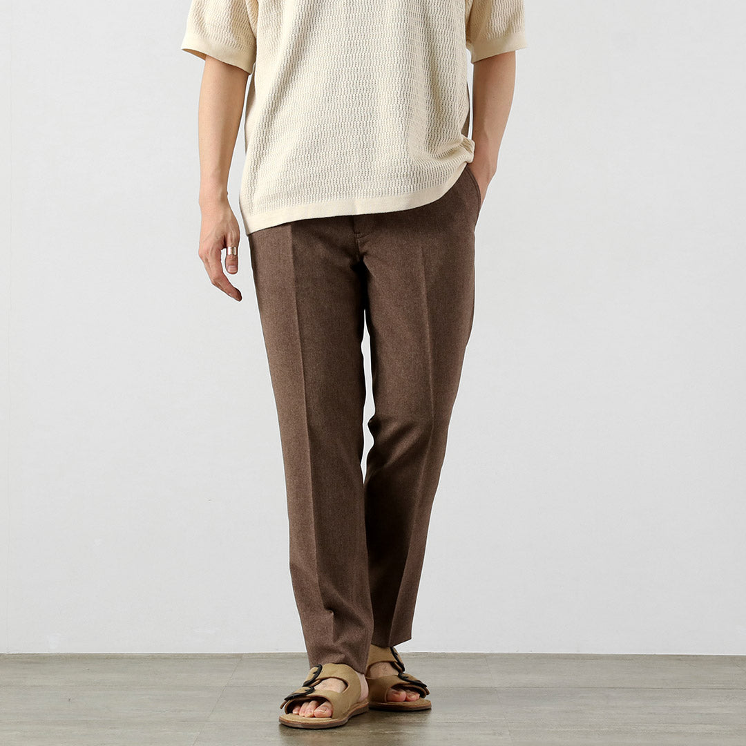 Blue refabric / Summer Officer Tapered Trousers