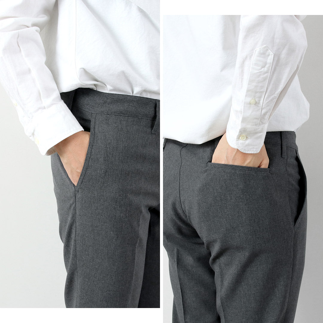 Refabric bleu / Pantalon fuselé Officier d'été