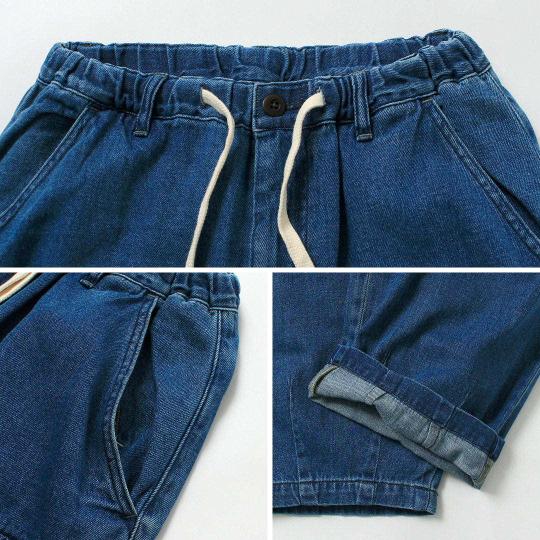 GOHEMP / Exclusivos pantalones cargo modificados con bolsillo frontal de cáñamo y algodón de 9 oz GOHEMP × KEMA DESIGNS