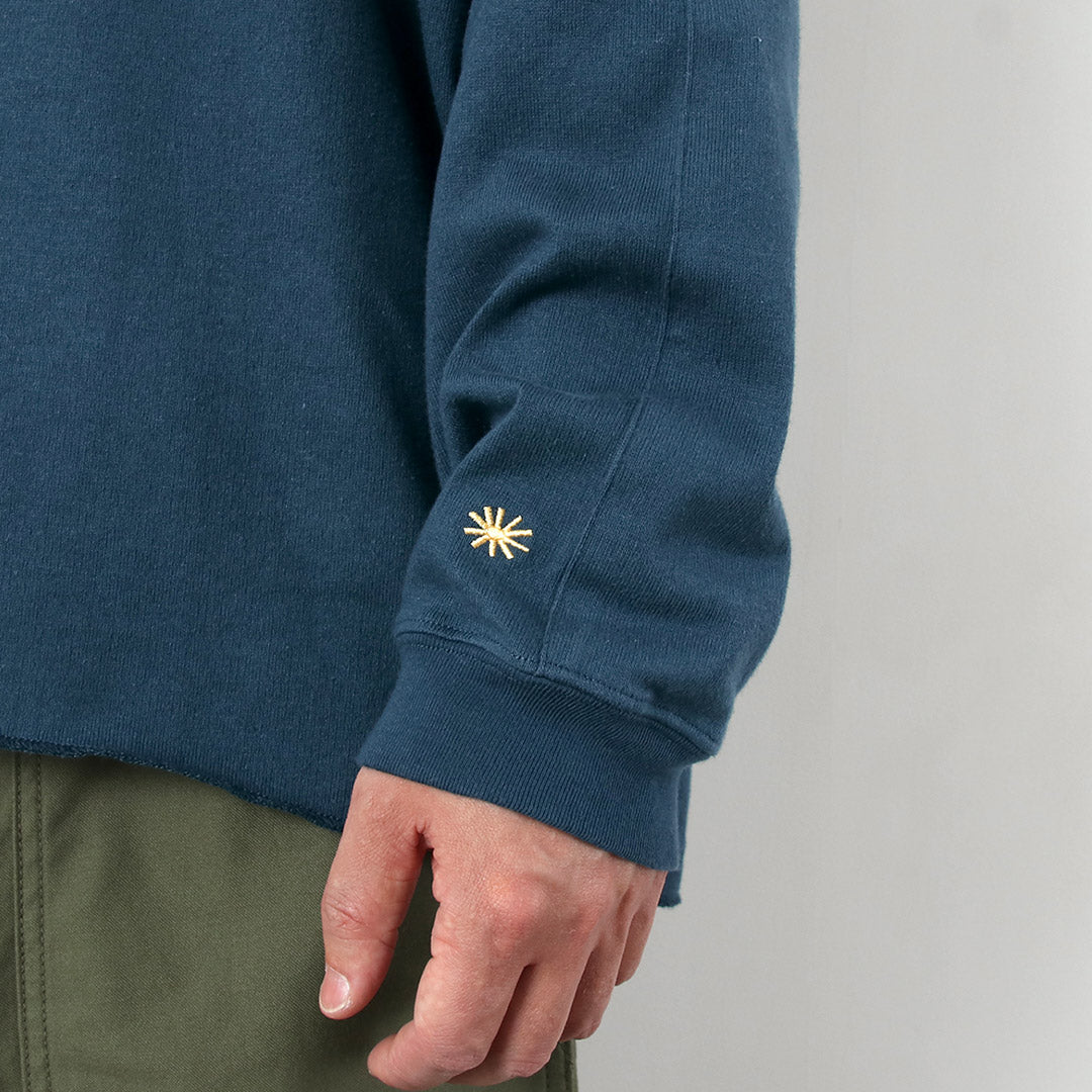 GOHEMP / 독점 10oz 대마 코튼 긴팔 라운드 밑단 티셔츠 GOHEMP × KEMA DESIGNS 티셔츠