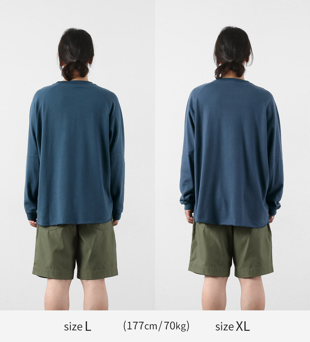 GOHEMP / 독점 10oz 대마 코튼 긴팔 라운드 밑단 티셔츠 GOHEMP × KEMA DESIGNS 티셔츠