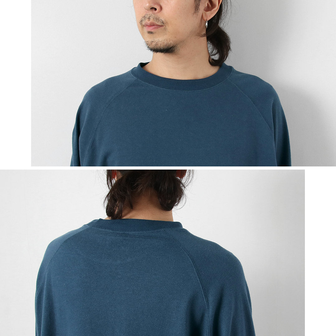 GOHEMP / 독점 10oz 대마 코튼 긴팔 라운드 밑단 티셔츠 GOHEMP × KEMA DESIGNS 티셔츠