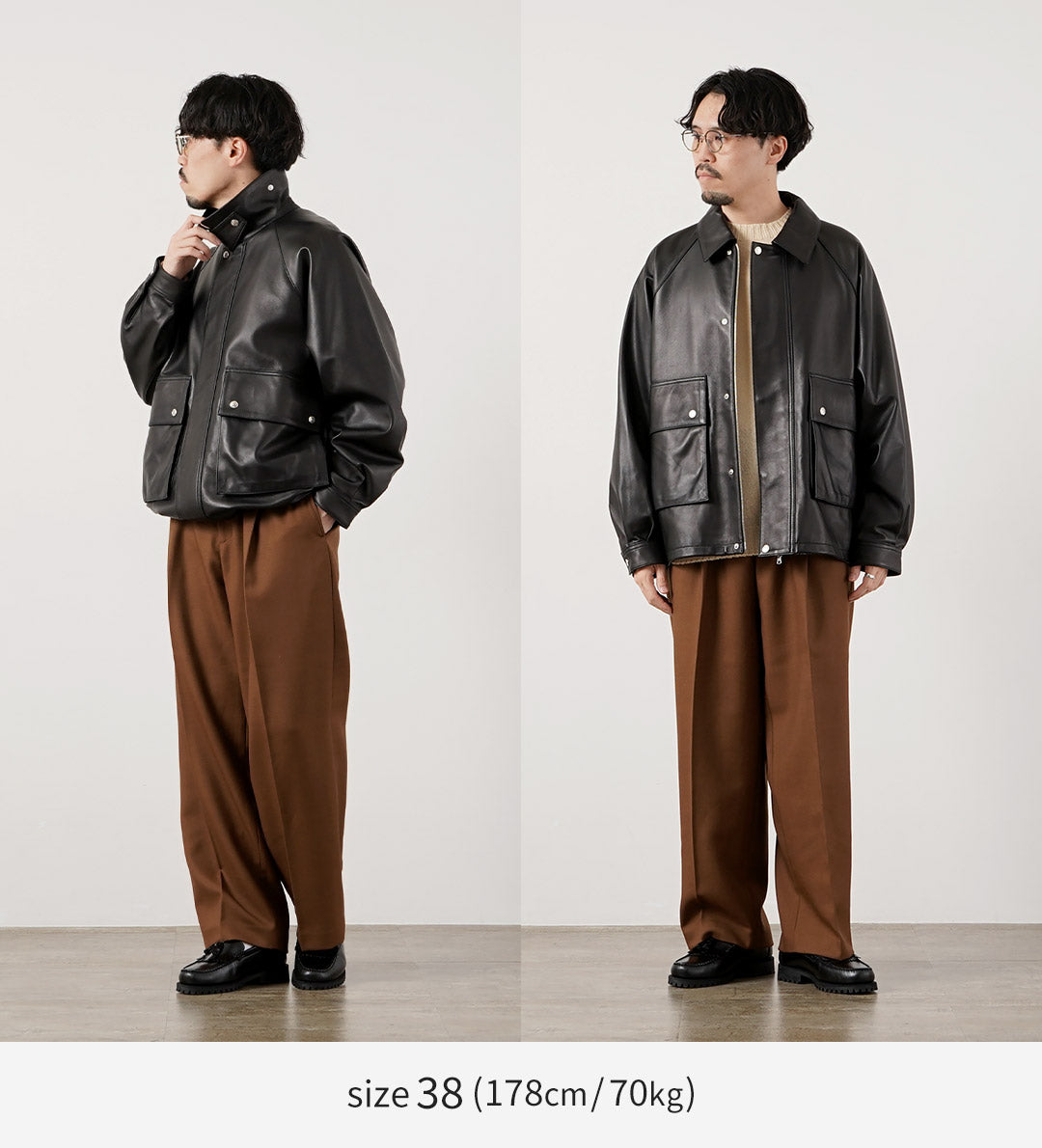 TRADITIONAL WEATHERWEAR / Elton Leather Field Jacket