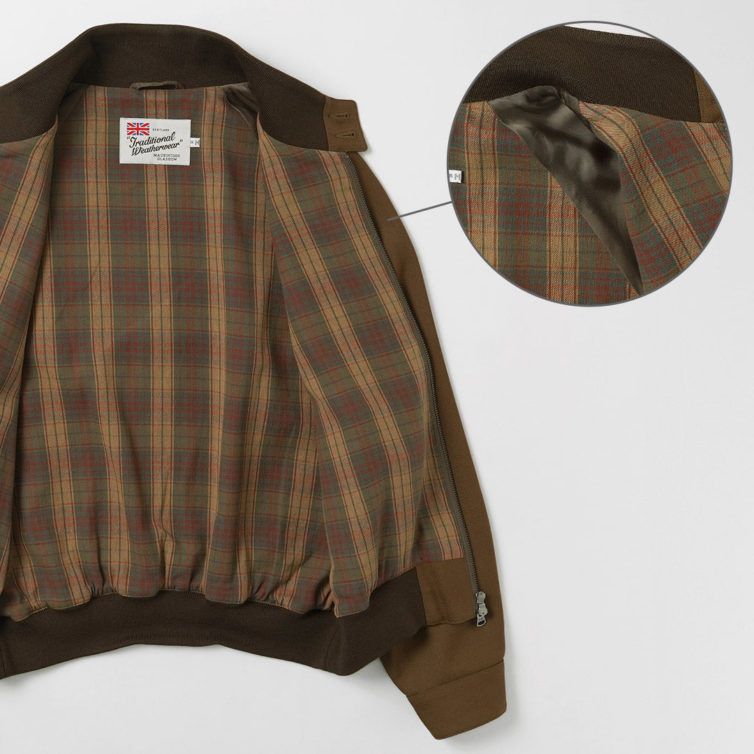 TRADITIONAL WEATHERWEAR / DENBIGH Wool Gabardine Swing Top Blouson