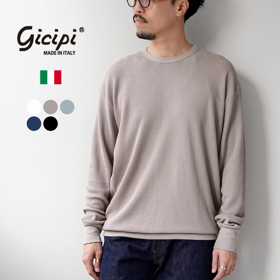 GICIPI / AQUILA Crew Neck Relax Fit Long Sleeve Sweatshirt