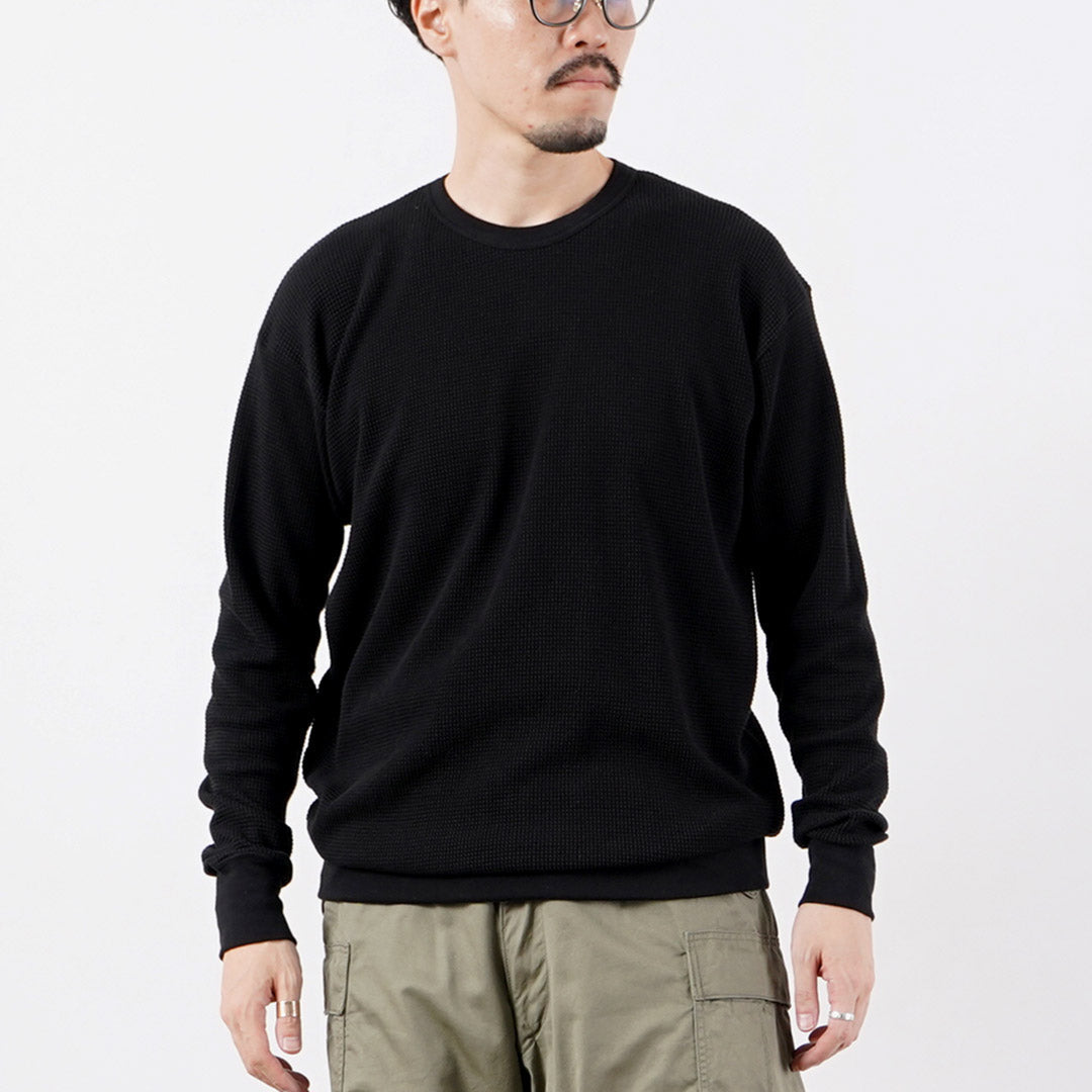 GICIPI / AQUILA Crew Neck Relax Fit Long Sleeve Sweatshirt