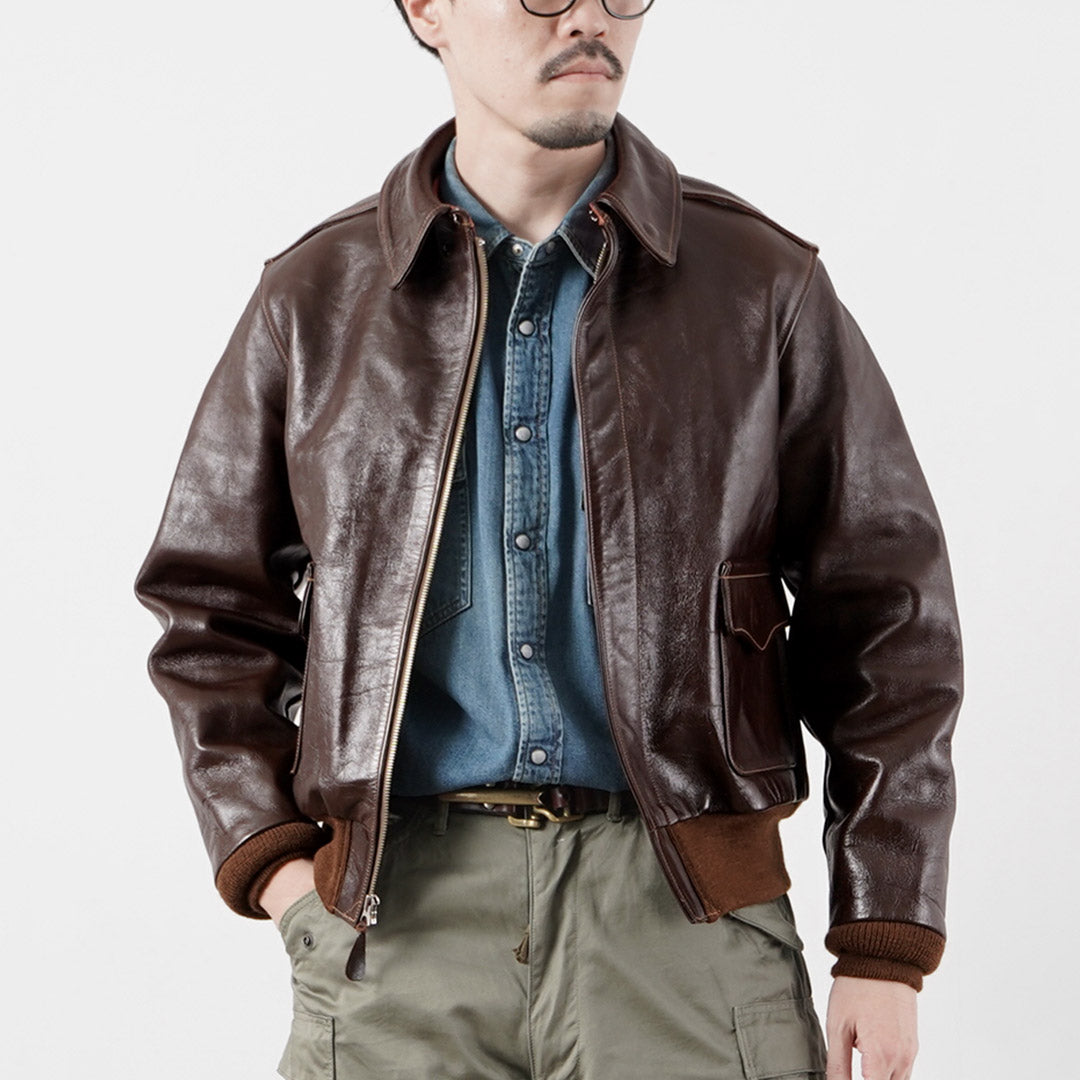 BUZZ RICKSONS / A-2 Leather Flight Jacket – Rough Wear