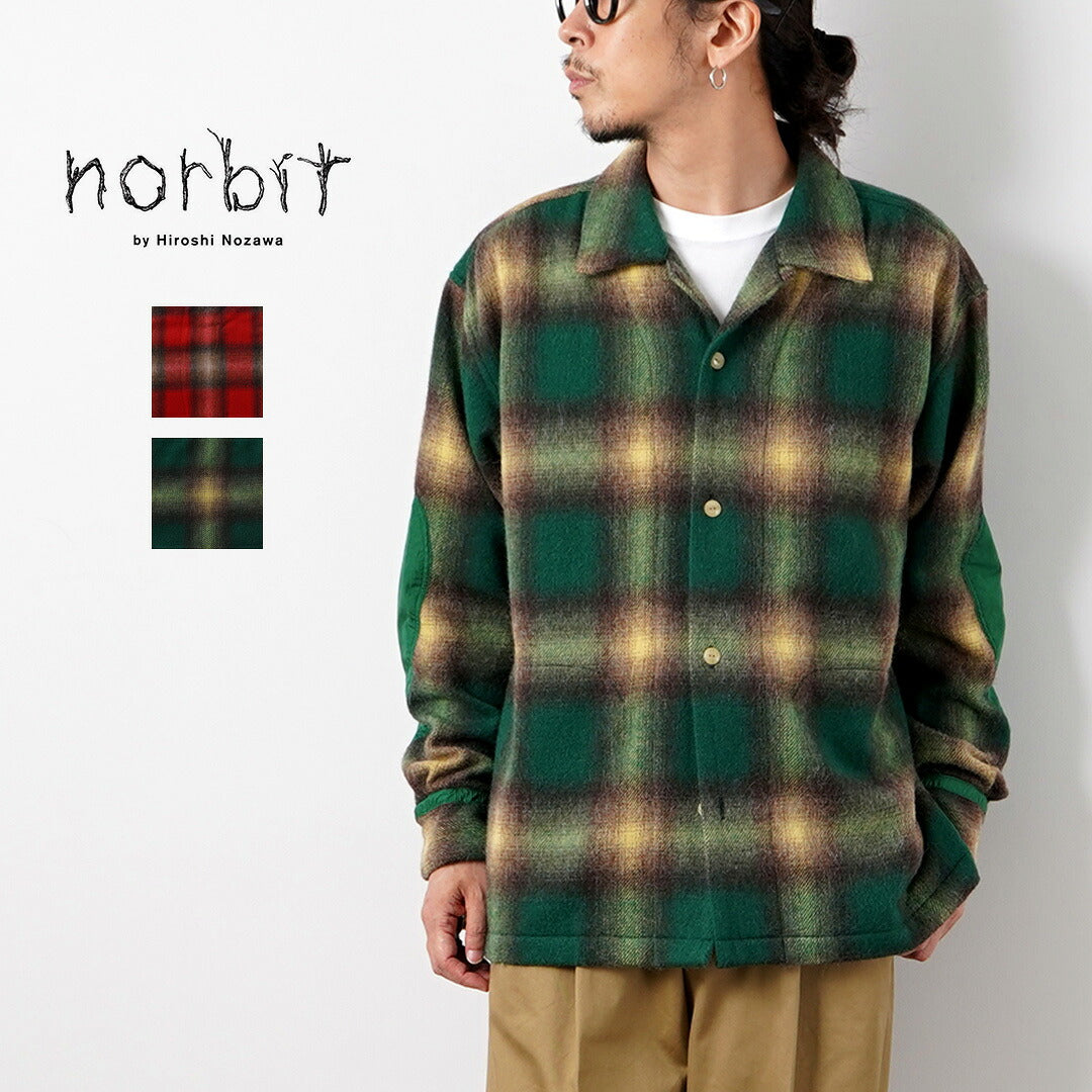 NORBIT / Camisa a cuadros degradados